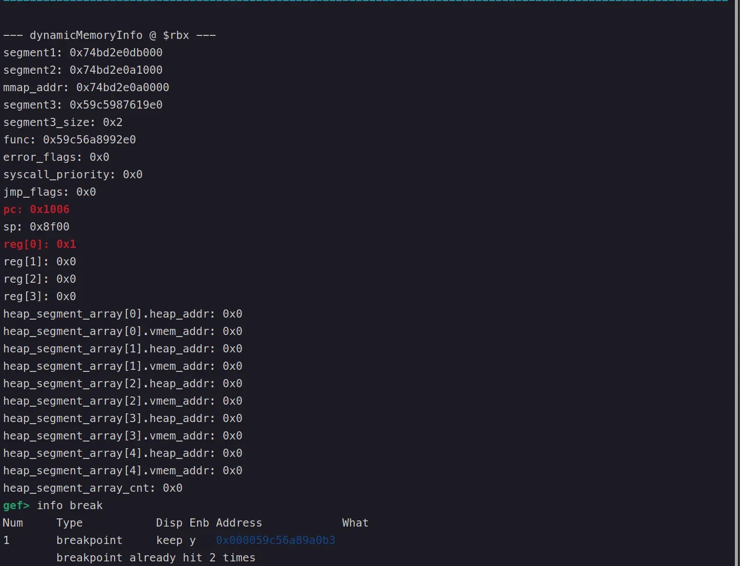 debug example